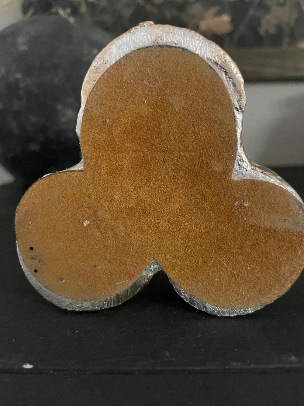 Mid 20th Century Organic Cast Metal Candle Holder
